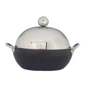 Nuevos utensilios de cocina de encimera, olla caliente de Metal, calentador de alimentos, de buena calidad cazuela hecha a mano, cazuelas de diseño de olla caliente de excelente calidad - Product Image 1
