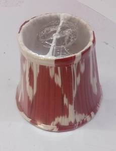 Coolie kỹ thuật số <span class=keywords><strong>Ikat</strong></span> in linen vải handmade đèn Shades kim loại hiện đại Clip Mặt dây đèn ánh sáng bao gồm nhiều màu sắc phổ biến - Product Image 3