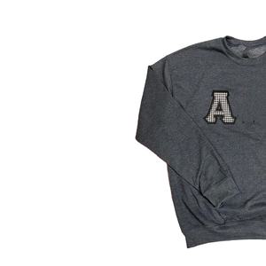 Sudadera de Forro Polar con Cuello Redondo para Hombre, Personalizada con Bordado Chenille de la Fraternidad Alpha PHI ALPHA, Transpirable, de Poliéster/Algodón, Talla Grande - Product Image 2