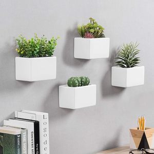 Maceta negra montada en la pared Soporte redondo para plantas de flores Metal - Product Image 2