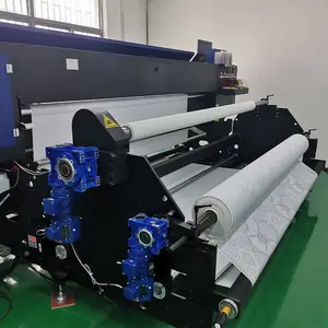 Factory price 1.9m large format full sublimation printer i3200 15 heads textile printing sublimation printer machine
