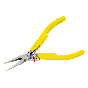 Alicates de Punta Fina LS Light Series de 130 mm, Acero Inoxidable, Mandíbula Lisa, Herramientas para Joyería, Modelo S-209-LS - Product Image 1