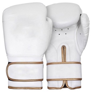 Guantes de boxeo de cuero originales 100% personalizados profesionales con empuñaduras Nuevo Material de PVC Opciones personalizadas de fábrica - Product Image 1