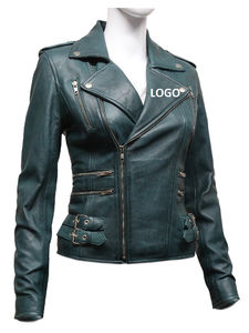 Chaqueta de motorista de cuero de vaca genuino para motocicleta de estilo Vintage 2025, transpirable con Pitón en relieve, producto terminado - Product Image 3