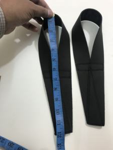 GAF recién llegado neopreno acolchado levantamiento de pesas Power correas algodón figura 8 EQUIPO DE Fitness con logotipo personalizable - Product Image 2