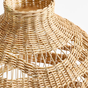 Vase rond tissé en rotin Fabriqué au Vietnam Matériau écologique pour la décoration intérieure et la vaisselle Vente en gros - Product Image 2