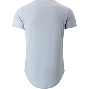 Usine directe T-shirts décontractés pour hommes 100% coton col montant Anti-rides séchage rapide respirant grande taille - Product Image 2