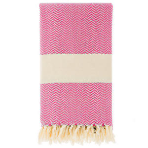 Serviette de plage turque XL Peshtemal Hammam 100% coton motif chevrons absorbant séchage rapide toutes saisons fabriqué en Turquie - Product Image 1