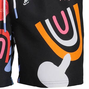 Pantalones cortos de baloncesto para hombre con estampado de letras personalizadas, estilo callejero, 100% poliéster, cintura elástica, patrón sólido, transferencia por sublimación - Product Image 5