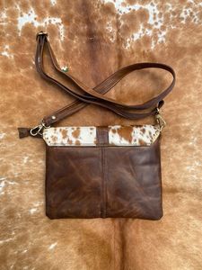 Factory Wholesale 2024 New Hair on Cowhide Leather Crossbody Flap Bag for Women Western Genuine Leather Top Quality Luxury <b>Purse</b> - Product Image 5