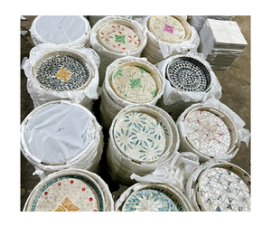 Plateaux de service en rotin naturel fait à la main panier de plateau en rotin en gros pour cadeau affichage de fruits stockage décoration de la maison utilisation d'exportation - Product Image 2