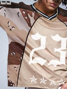 โรงงานผลิตเสื้อยืดแบบซับลิเมชั่น รับผลิตเสื้อผ้าแบรนด์ส่วนตัว (OEM)  เสื้อผ้าแฟชั่นสตรีทแวร์ทันสมัย แห้งเร็ว ระบายอากาศได้ดี เนื้อผ้านุ่ม สวมใส่สบาย - Product Image 4