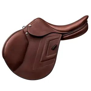 Icelandic Long Riding Leather Horse Saddle With Smart Brass Fitting And Wooden Tree Available In 15",16",17",18" Form India