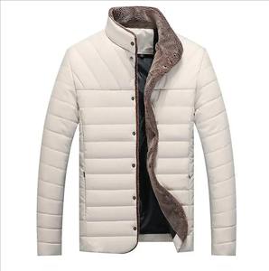 Veste en duvet blanche d'hiver pour hommes personnalisée en gros veste d'hiver matelassée de haute qualité style mode grande taille - Product Image 1