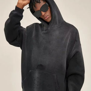 Sudaderas con capucha sólidas para hombre, deportes, mezcla suave, Sudadera con capucha de gran tamaño para hombre, sudaderas con capucha de peso pesado para parejas Terry - Product Image 4