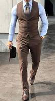 Costume Luxueux de Créateur Italien pour Homme d'Affaires, 3 Pièces, Style Turc Formel Slim Fit, pour Mariage, Vente en Gros