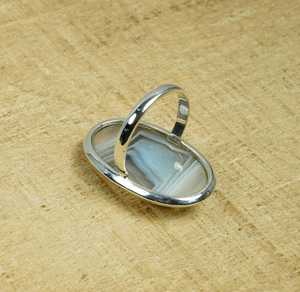 Bague de fiançailles pour femme en argent sterling 92,5 avec pierre naturelle au design fantaisie, cadeau - Product Image 2