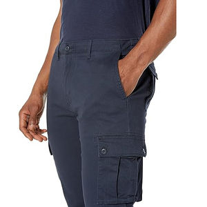 Pantalones Cargo Azules para Hombre OEM ODM, 100% Algodón, Transpirables, Seis Bolsillos, Cordura, Logotipo Personalizado, Ligeros para Actividades al Aire Libre - Product Image 3