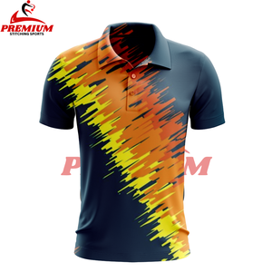 เสื้อกอล์ฟแบบระเหิดสำหรับทุกเพศเสื้อโปโลเสื้อกอล์ฟแบบแห้งเร็วดีไซน์ตามสั่งพิมพ์ลาย - Product Image 1