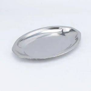 Plato Redondo de Acero Inoxidable Ecológico al por Mayor para Restaurantes y Uso Doméstico de un Fabricante y Proveedor Indio - Product Image 1