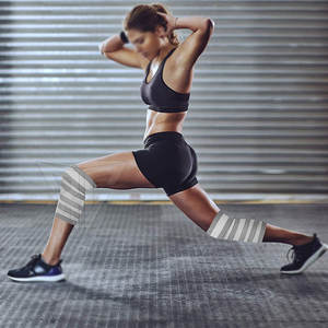 Rodilleras personalizadas de alta calidad, venta al por mayor, accesorios de Fitness, protección de levantamiento de pesas, rodilleras personalizadas - Product Image 5