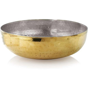 Bol de vaisselle écologique au design moderne pour hôtel, bol de service à chocolat en métal de grande taille de qualité créative pour les fêtes de mariage - Product Image 2