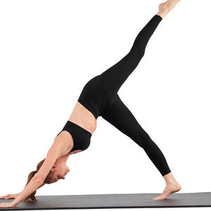 Anti-Rollin High Waist Yoga <b>Leggings</b> Women Breathable Gym Fitness Pants Tummy Control OEM Supply Adults - Product Image 4