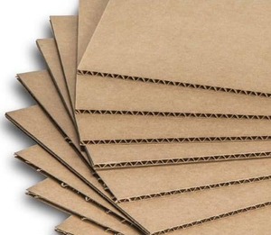 Premium Eco-Friendly Recycled 350gsm Duplex Liner Offset Paper Fluted Corrugated Sheet Green Warp Resistant Anti-Curl Customized - Product Image 1