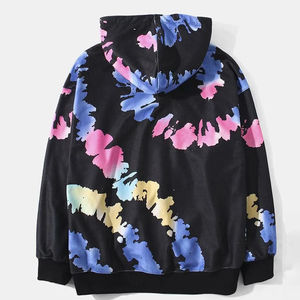 Sweats à capuche décontractés en molleton 100% coton, basiques et tendance, pour l'hiver, sublimation, unis, écologiques, teints en pièce, vente en gros, nouveau design - Product Image 2