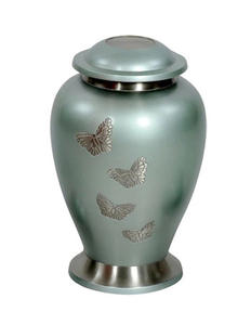 Urnas conmemorativas dignas hechas a mano modernas, precio al por mayor, urnas funerarias femeninas y masculinas para entierro de cenizas decorativas - Product Image 1