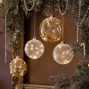 Bola de adorno colgante de Navidad con tema moderno de alta calidad para decoración del hogar y fiesta diseño fresco - Product Image 4