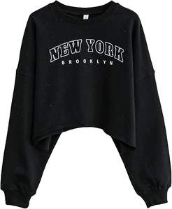 Sudaderas Cortas de Seda para Mujer, Calidad Premium, al por Mayor, Transpirables, Cómodas, Ligeras, con el Mejor Diseño y Logotipo Personalizado - Product Image 4