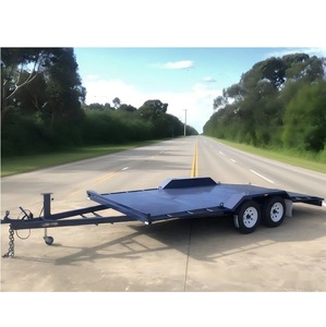 Semi-<span class=keywords><strong>Remorque</strong></span> Petite Plateforme Aluminium Porte-<span class=keywords><strong>Voiture</strong></span> Porte-Engin <span class=keywords><strong>Remorque</strong></span> 3.5T <span class=keywords><strong>Prix</strong></span> Transport Cargo Utilitaire - Product Image 1