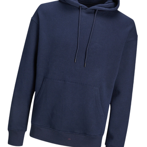 Nouveau sweat à capuche bleu marine pour hommes et femmes unisexe doux coton polaire sweat chaud pull à capuche Logo personnalisé OEM hiver Streetwear - Product Image 6