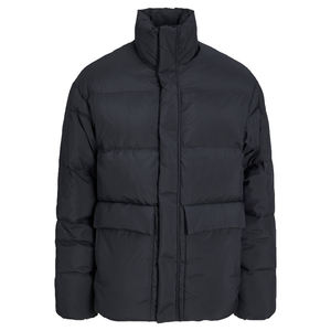 Chaquetas acolchadas para hombre logotipo personalizado con capucha ligero venta al por mayor burbuja acolchado poliéster logotipo chaqueta acolchada abrigo personalizado para hombre - Product Image 1