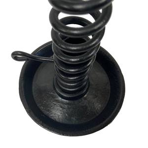 Palo de vela de tipo de pie forjado Hierro forjado Mano forjado Palo de vela de tipo de pie Hierro forjado Escaneo de textura de mano dinavian - Product Image 2