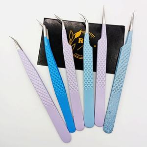 Pinzas para Pestañas Multiusos de Acero Inoxidable Profesional de Marca Privada, Antiestáticas, Duraderas, de Precisión, con Agarre Perfecto y Ecológicas - Product Image 4