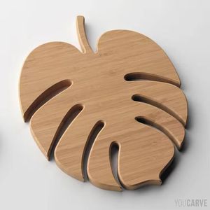 Bandeja de madera para servir con asas, juego de bandeja para servir Boobam para comida, desayuno, cena, mesa de café otomana, fiestas, restaurantes - Product Image 2