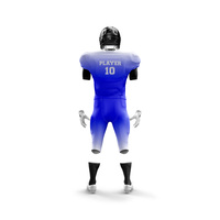 Conjunto de Uniforme de Fútbol Americano Sublimado de Secado Rápido y Transpirable, 12 Paneles, Personalizado, Pantalones y Camiseta de Manga Corta, Tallas Grandes, Precio de Fábrica