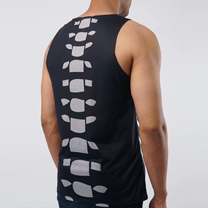 Camisetas sin mangas lisas ajustadas con logotipo personalizado y baratas de fábrica, camisetas sin mangas para entrenar para hombre - Product Image 4