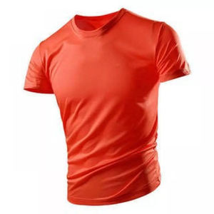 Camiseta al por Mayor para Hombre, Hecha de 100% Poliéster, Cuello Redondo, Manga Corta - Product Image 1