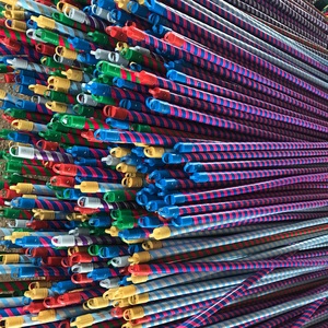 อุปกรณ์ทำความสะอาดในครัวเรือนและอุปกรณ์เสริมแท่งไม้เดินทางไม้กวาดทำจากพีวีซีด้ามไม้ - Product Image 3