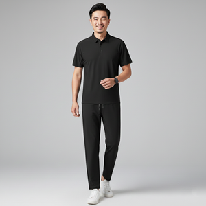 Survêtement thermique uni en coton 100% imperméable brodé avec logo personnalisé pour homme, style plaid, hiver 2 - Product Image 6