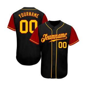 Conjunto de pantalones de béisbol y softbol personalizados de alta calidad, ropa deportiva transpirable sublimada con botones completos - Product Image 4