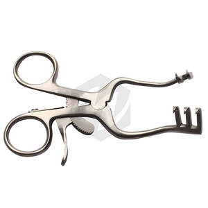 Retractor WEITLANER autoretención 130 mm 5,18 "3x2 puntas semi afiladas instrumentos médicos veterinarios quirúrgicos retractores Adson - Product Image 5