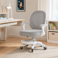 Chaise d'étude pour enfants Space Explorer avec repose-pieds intégré, accoudoirs rabattables, dossier en maille réglable en hauteur pour la maison et l'école
