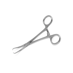 คีมยึดกระดูกสแตนเลสแบบแมนนวล17ซม. เครื่องมือผ่าตัดแบบแมนนวลทำจากวัสดุโลหะ - Product Image 1