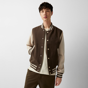 Blouson bombardier matelassé à broderie tigre pour hommes pull d'hiver pour hommes manteau cargo pilote veste universitaire bouffante pour hommes Haus Industries - Product Image 2