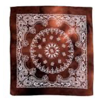 Bandana carré en coton imprimé, design personnalisé, écharpe cadeau, mode, multifonctionnel, faible MOQ, fait main, unisexe, fabricant, séchage rapide, quatre couleurs