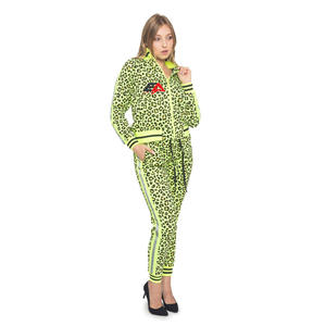 Traje deportivo cálido de invierno de 2 piezas para mujer, conjunto de chándal de manga larga con capucha, chándal de talla grande con estampado sólido - Product Image 1